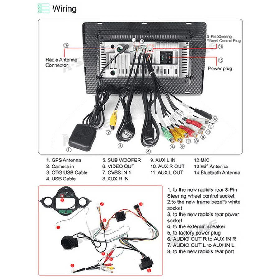 2+32GB Android 11 Car Stereo Radio U161148
