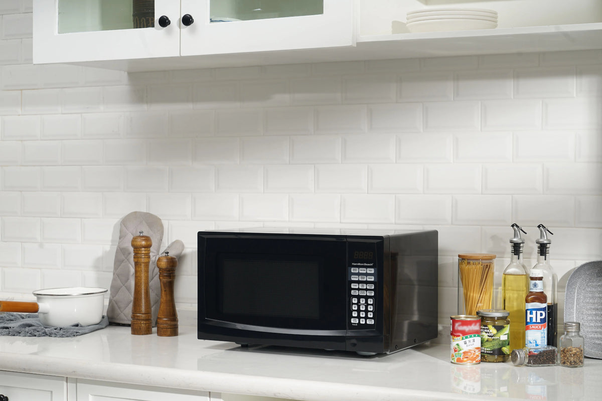 Black Digital Microwave C39690