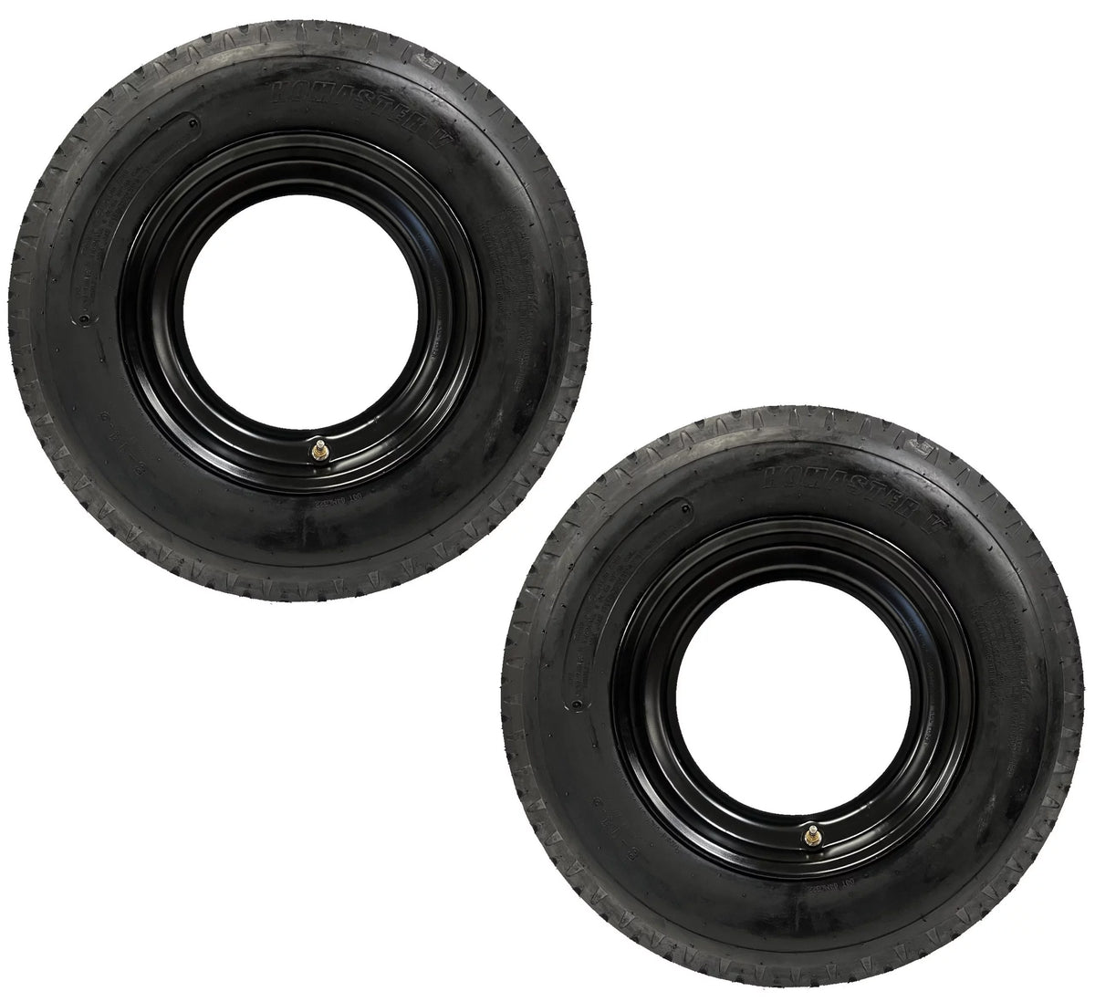 2-Pk Mounted Trailer Tire Rim 14.5 in. Demountable Rim Wheel I4706