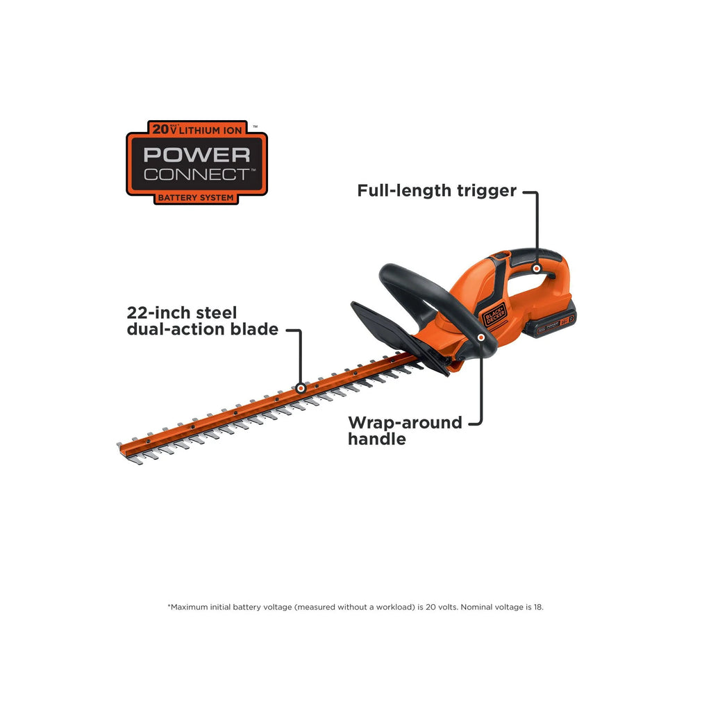 Cordless Lithium 22 in. Hedge Trimmer V17441