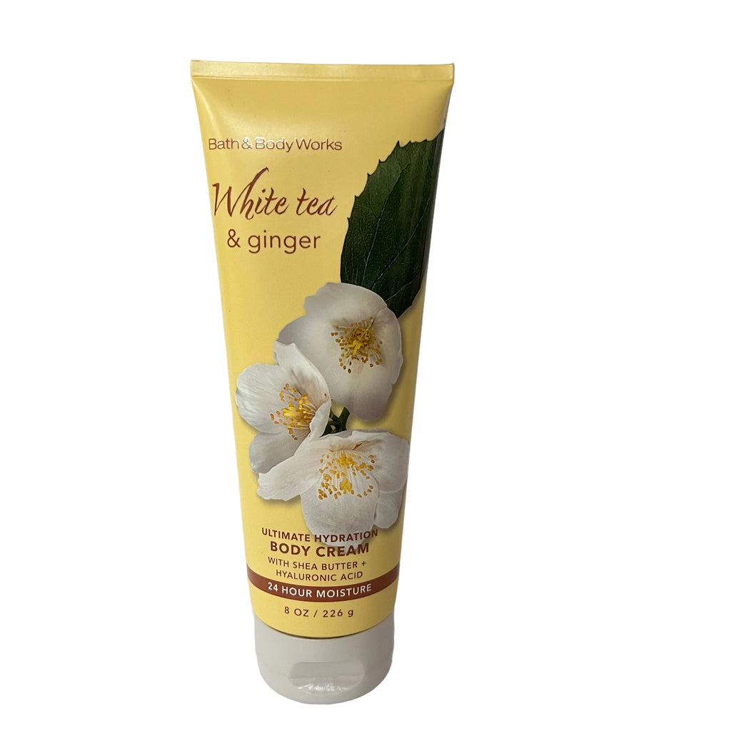 White Tea & Ginger Fragrance Mist & Body Cream Set 8 fl oz D425