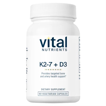 Vital Nutrients K2-7 and D3 60 vcaps S8600