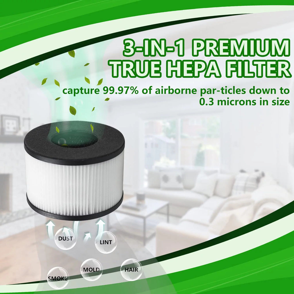 True HEPA Filter with Pre-Filter Activated Carbon Filter F932314
