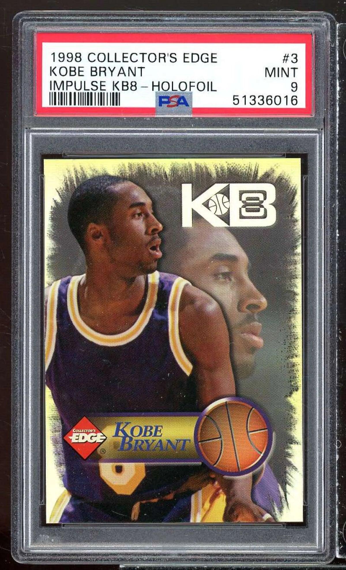 Kobe Bryant Card PSA 9 U829885