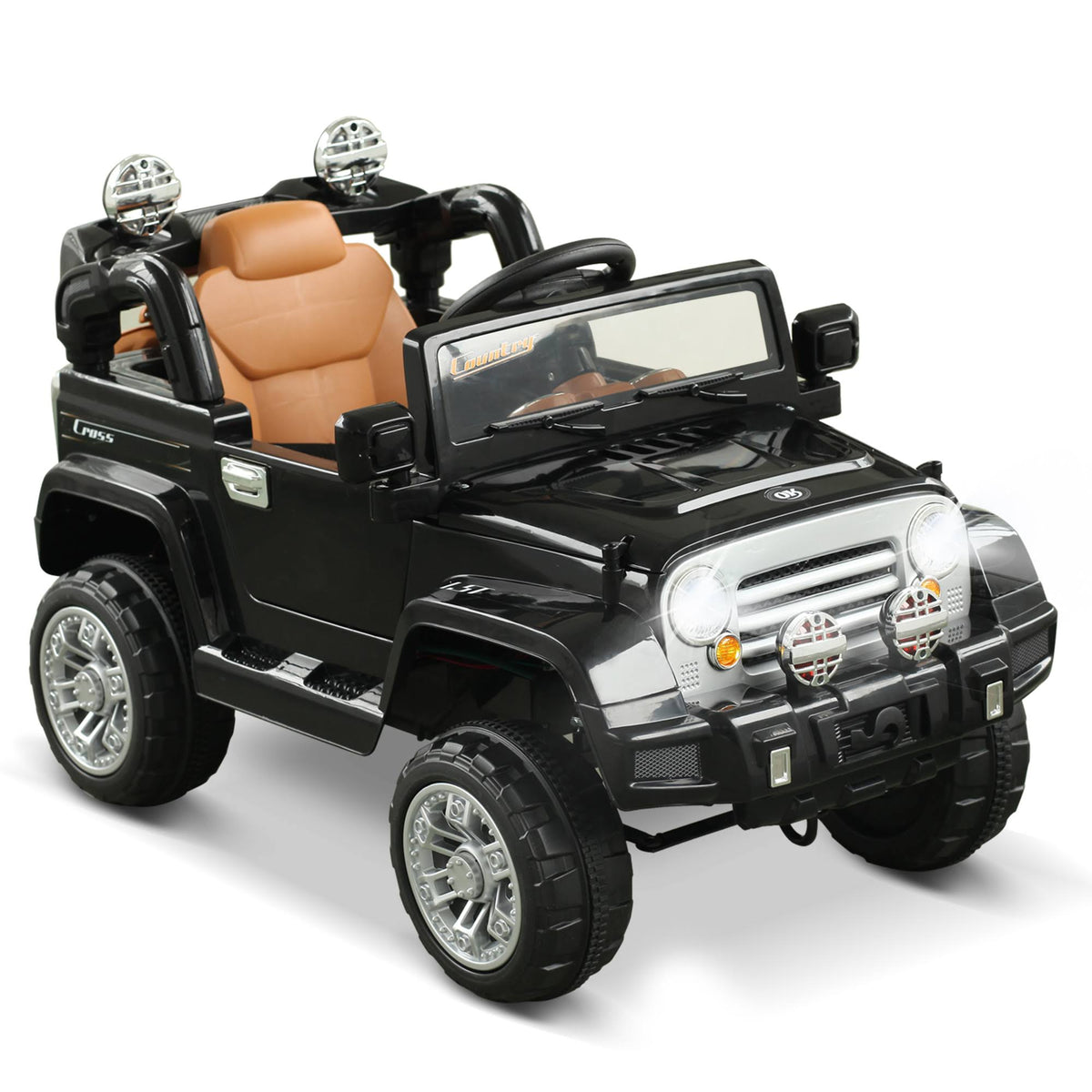 Black 12V Kids Ride On Car with Remote C49435