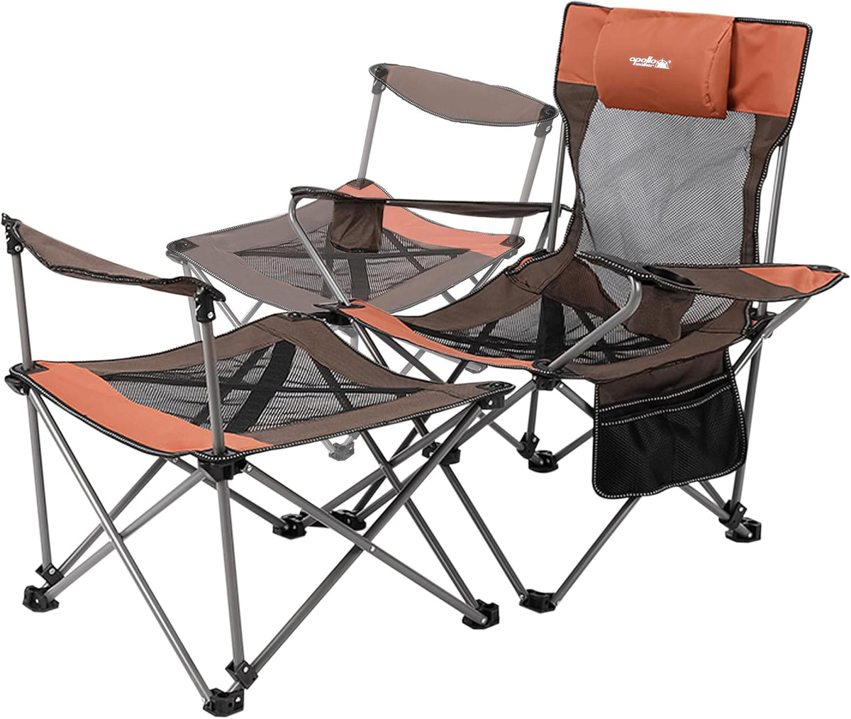 Folding Mesh Camp Chair with Carry Bag J848