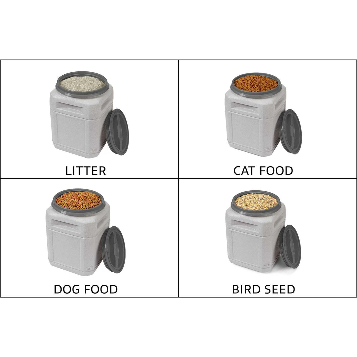 Pet Food Storage Container with Scoop X462630