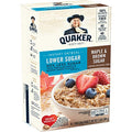 Lower Sugar Maple & Brown Sugar Instant Oatmeal, 10-Count 1.19oz Boxes (Pack of 6) E547511