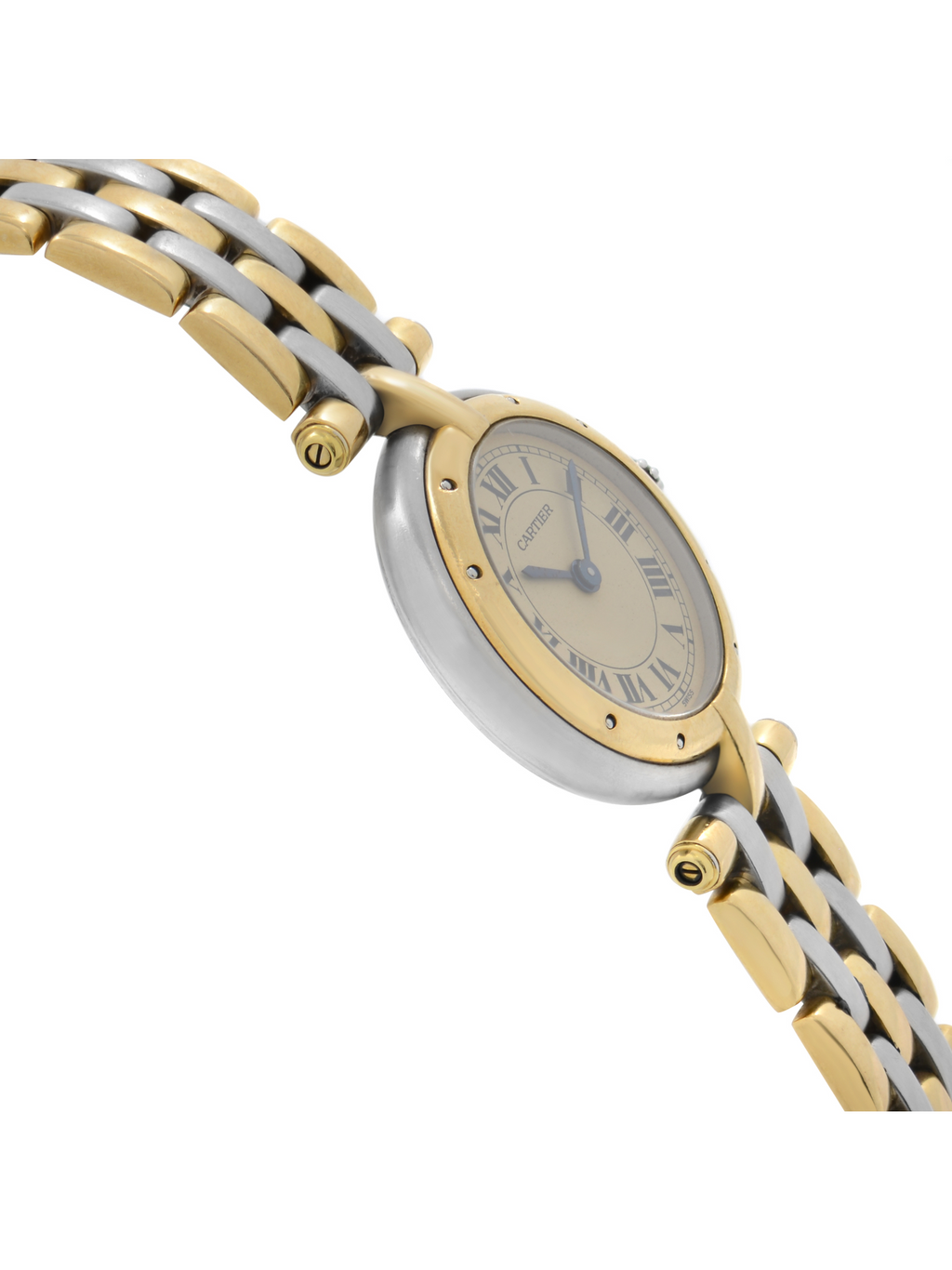 18k Gold Steel Champagne Dial Ladies Watch C667889