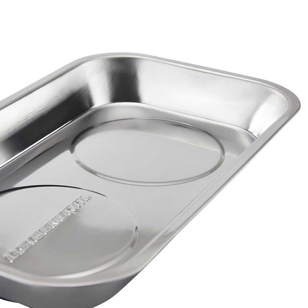 9-1/2 in. x 5-1/2 in. Magnetic Stainless Steel Parts Tray M13060