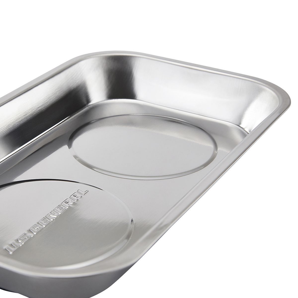 9-1/2 in. x 5-1/2 in. Magnetic Stainless Steel Parts Tray M13060