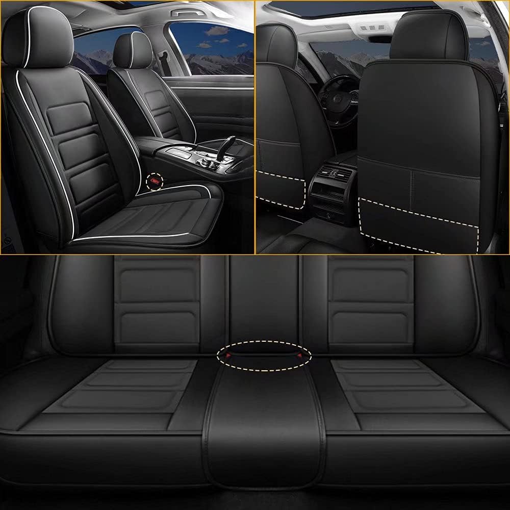 Waterproof Faux Leather Full Set Car Seat Covers R679981