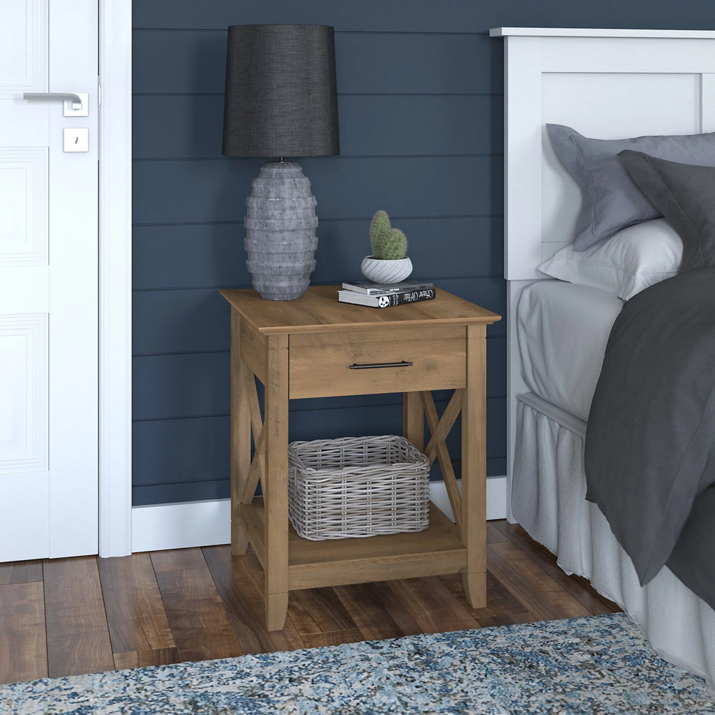 Reclaimed Pine Nightstand G628