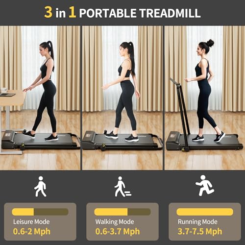 3 in 1 Foldable Treadmill with Remote Control D934463