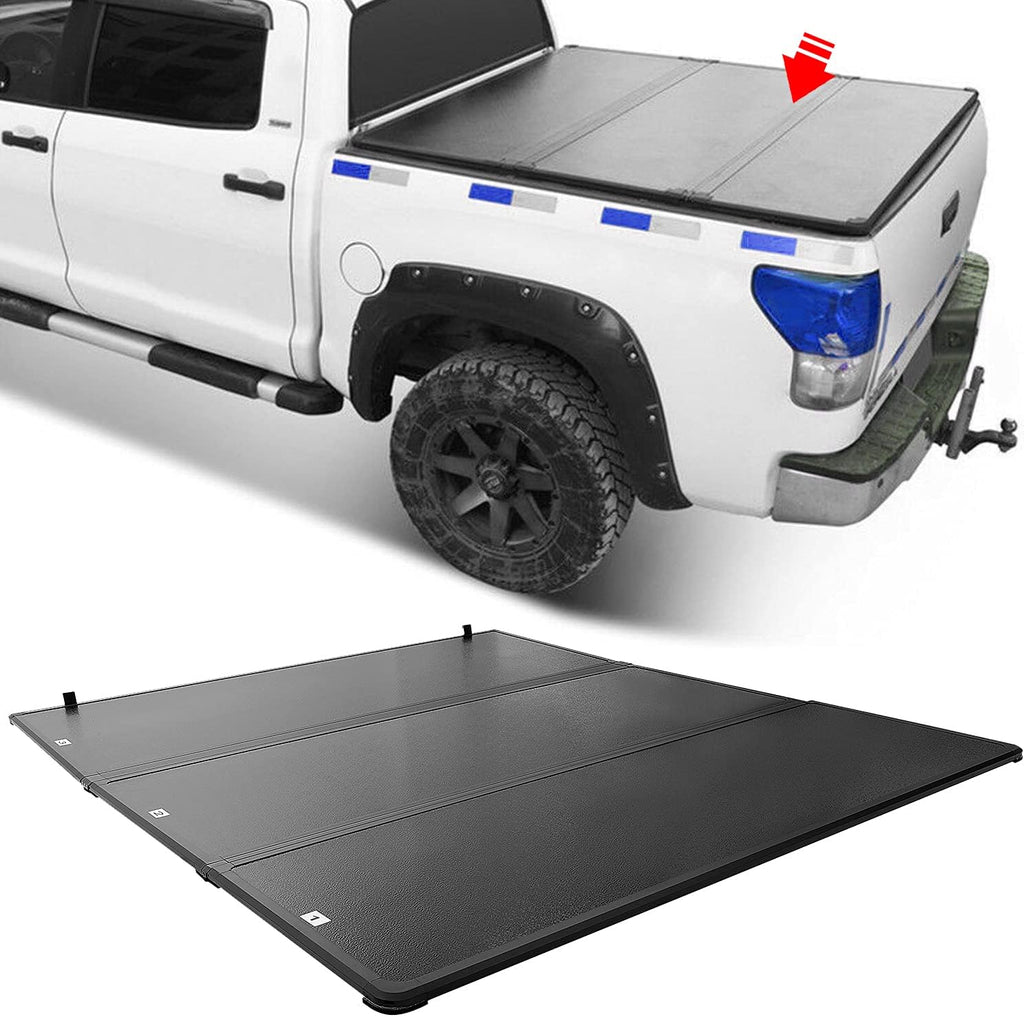 Hard Top Tri-Fold Tonneau Cover 6.5ft Truck Bed F611171