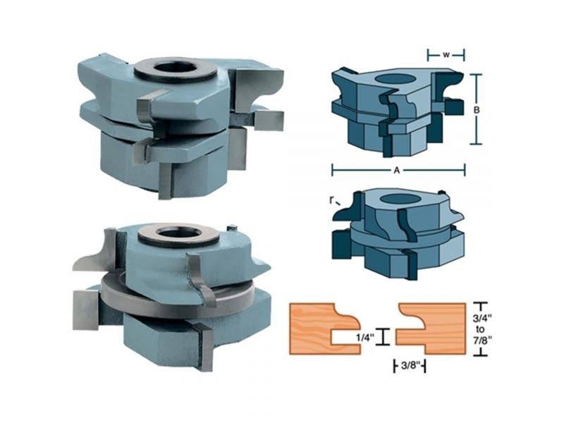 Carbide Stile & Rail Cabinet Set Ogee 1-1/4in Bore M972519