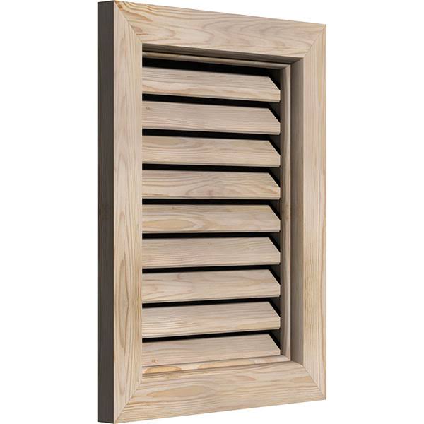 Unfinished Smooth Pine Gable Vent L9873