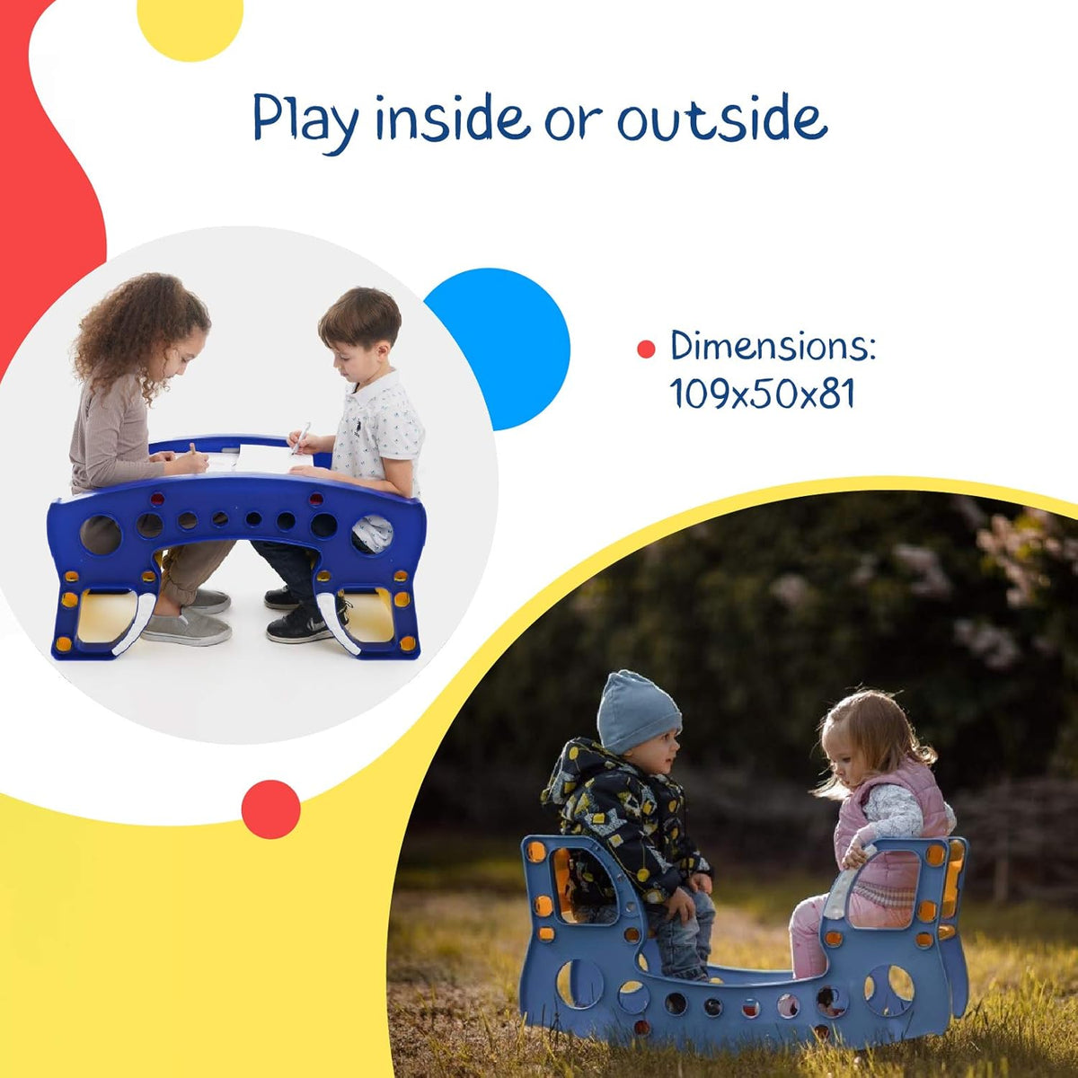Baby Rocker Swing, Toddler Table and Chairs M1642