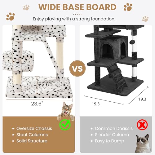 Grey Cat Tree with Sisal Scratching Posts Z736