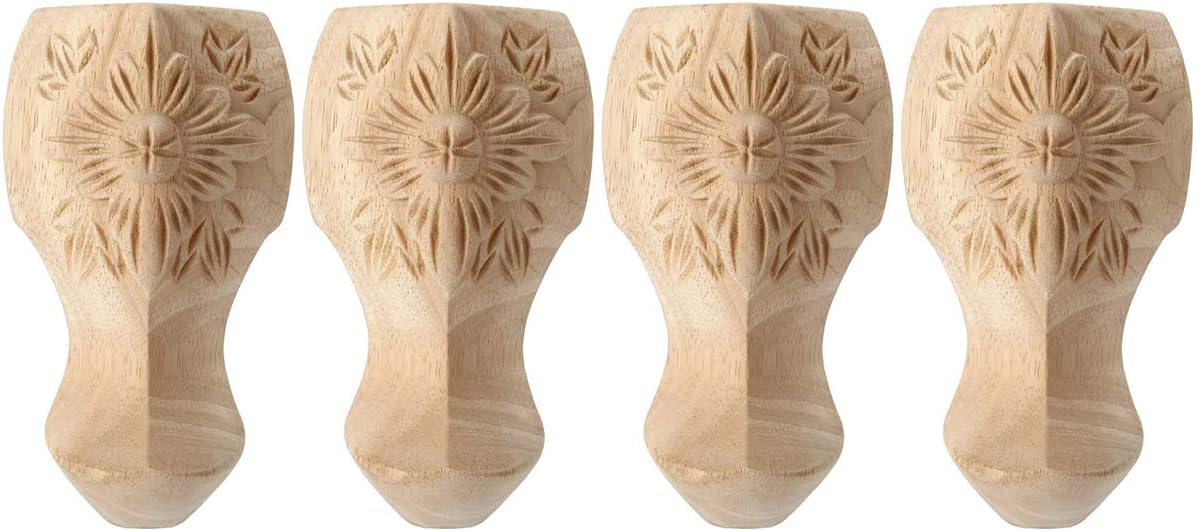 16 inch Set of 4 Solid Wood Furniture Legs G733