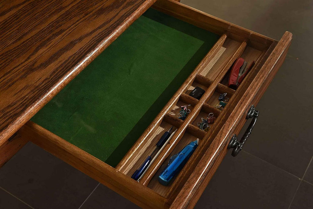 Solid Oak Wood Mini Roll Top Desk Z975