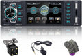 Single Din Car Stereo with Bluetooth, FM Radio Receiver, Dual USB, AUX-in, TF Card Port, Microphone, Mirror Link, Backup Camera, Steering Wheel Control A854