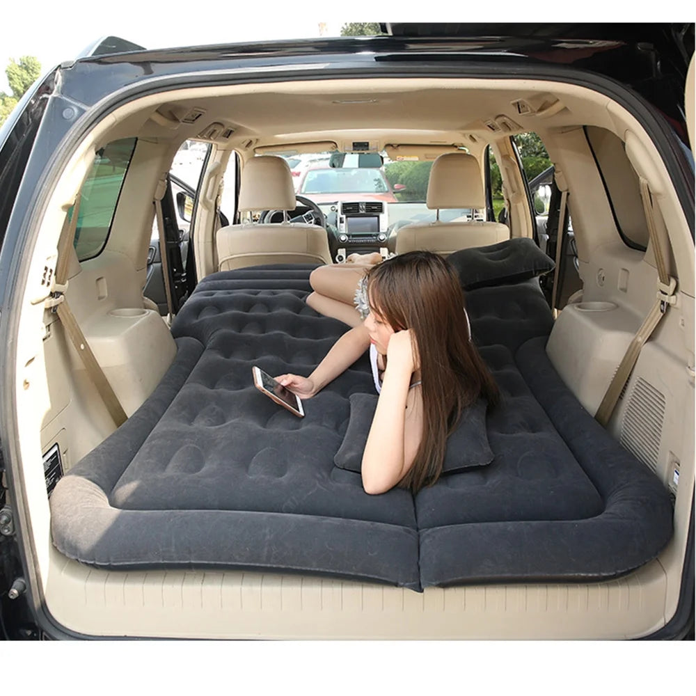 Blue Car Inflatable Bed Air Mattress Camping Mat A754