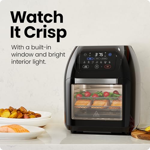 Black 10L Digital Air Fryer Convection Oven C28912