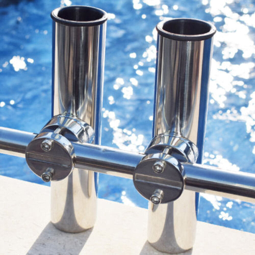 Stainless Steel Rail Mount Fishing Rod Holder M88004