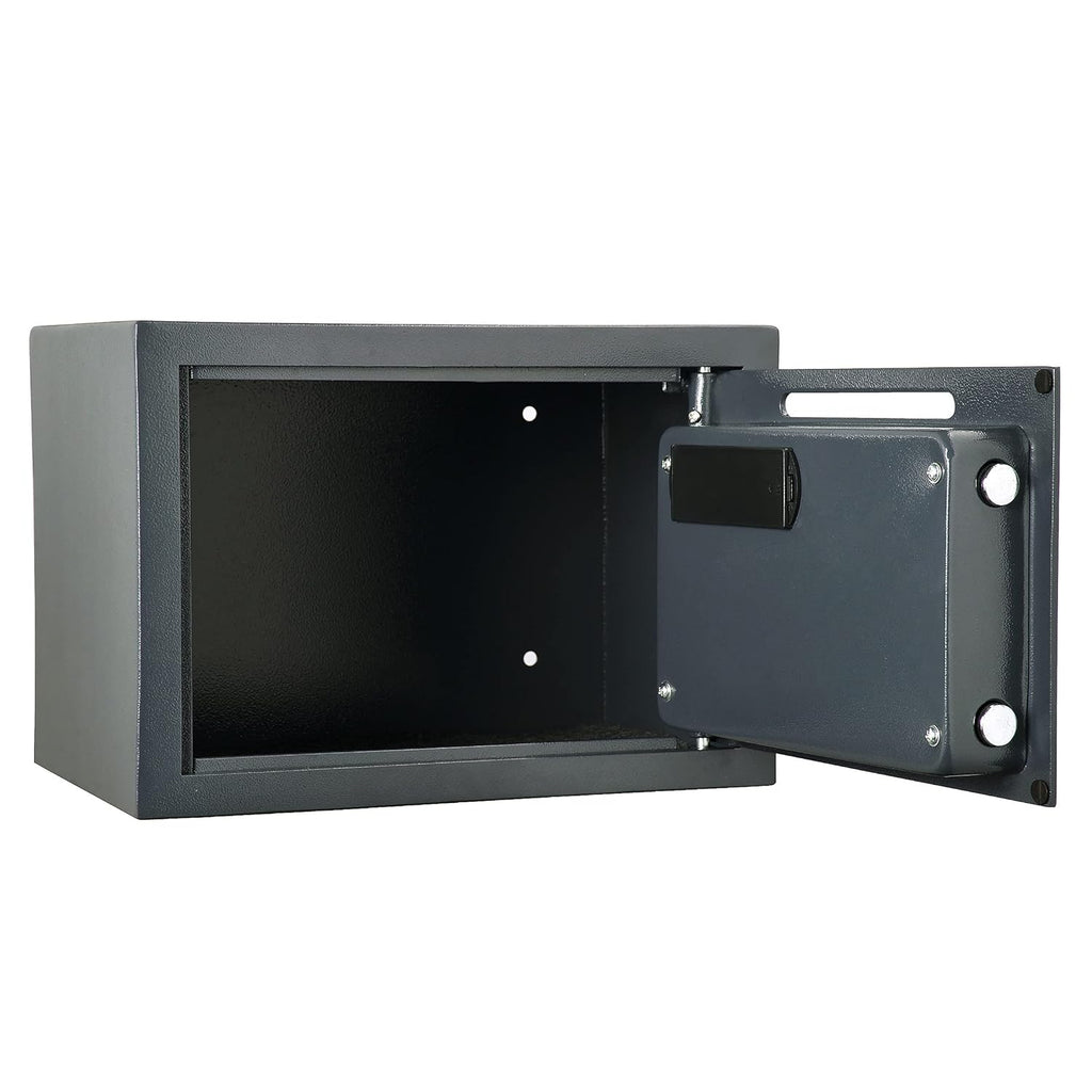 Black Digital Safe Compact Steel Money Security Box with Keypad K289766