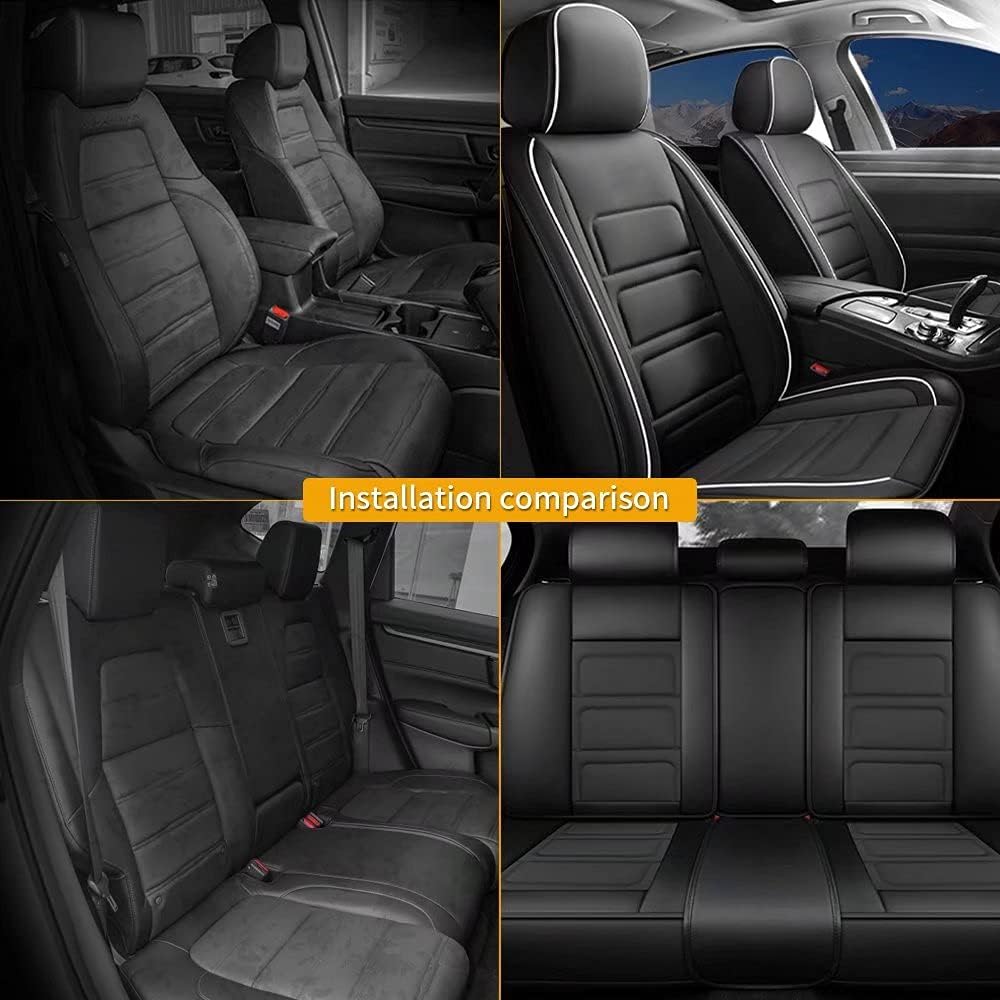 Waterproof Faux Leather Full Set Car Seat Covers R679981
