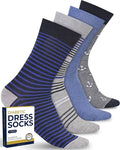 Diabetic Dress Socks for Men 4 Pairs P226