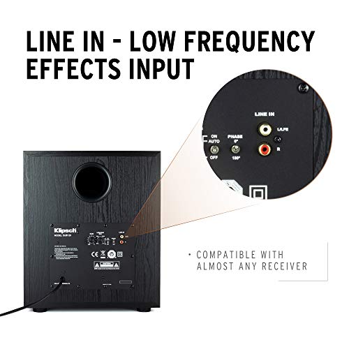 Black Subwoofer Speaker Pair V4685
