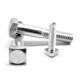 1/4 inch-20 x 4 inch A307 Grade A Square Head Machine Bolt Low Carbon Steel Zinc Plated Pk 700 Z34035