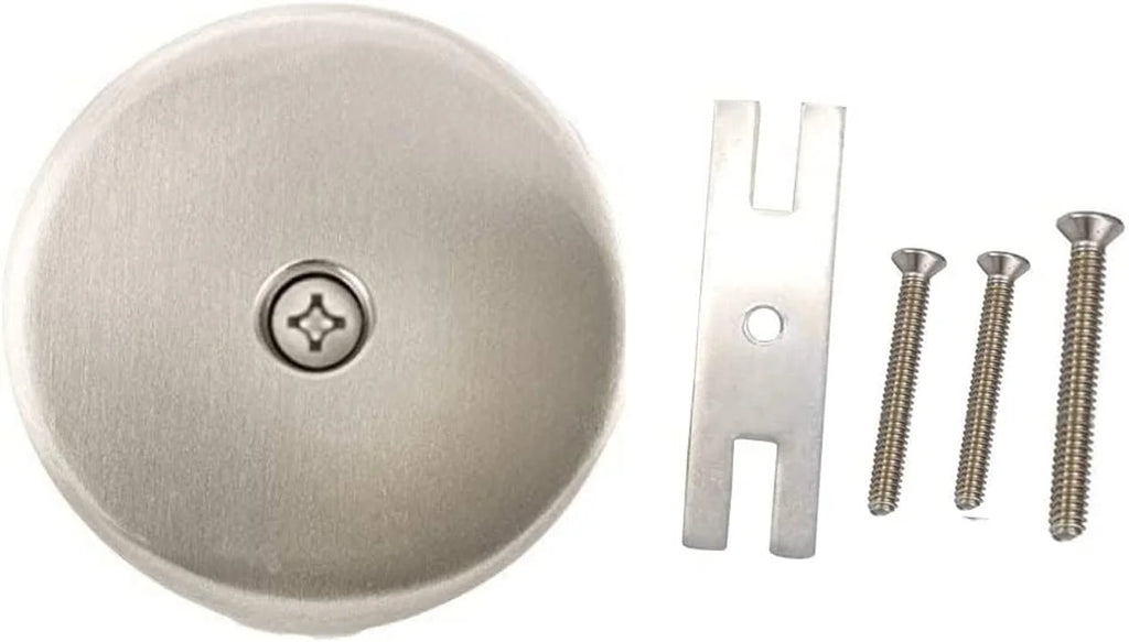 Brushed Nickel Bathtub Drain Assembly Conversion Kit F48977