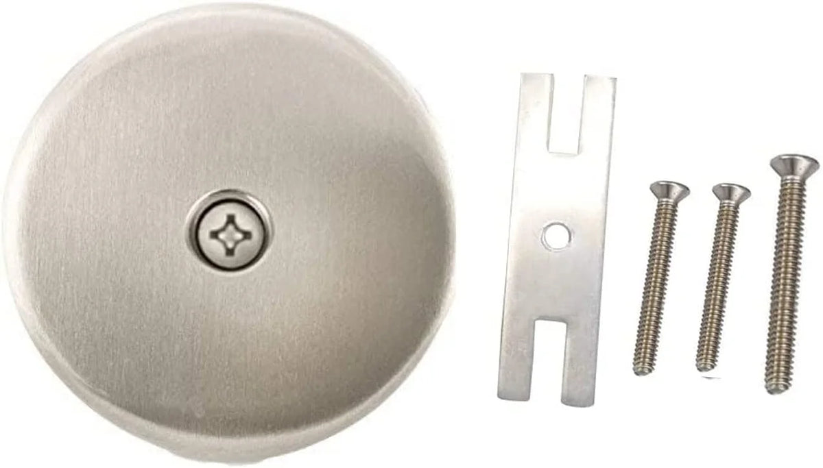 Brushed Nickel Bathtub Drain Assembly Conversion Kit F48977