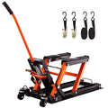 Hydraulic Motorcycle Lift Jack 1500 LBS Capacity with 4 Wheels K730995