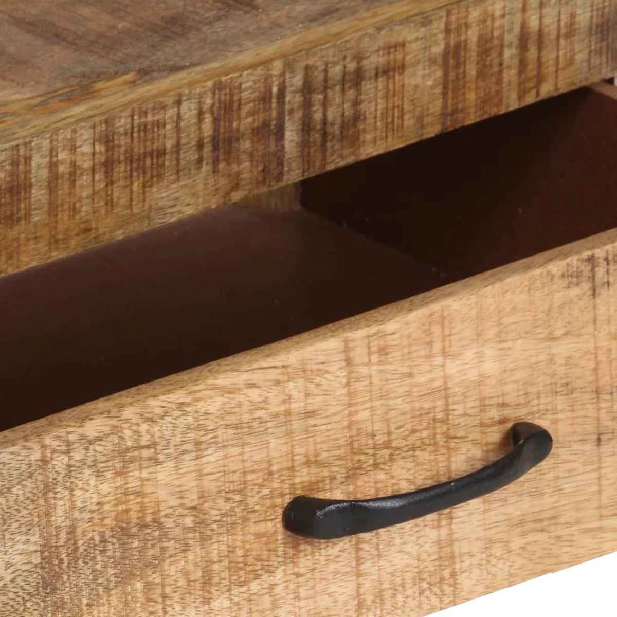 Mango Wood 3 Drawer 3 Shelf Highboard L389655