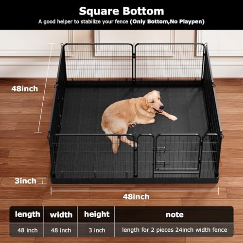 24" H 8 Panel Dog Playpen with Storage Bag X565330