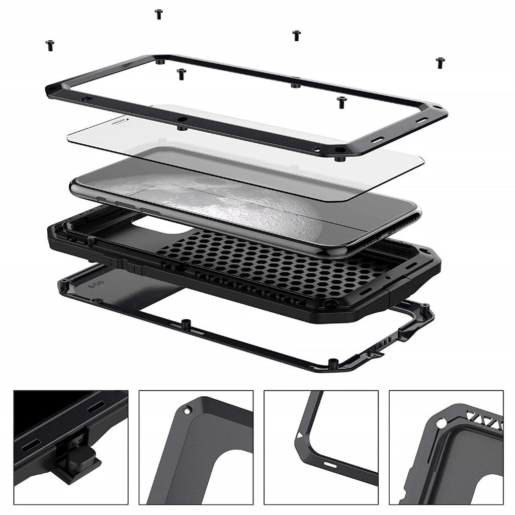 Heavy Duty Shockproof Aluminum Metal iPhone 6s Plus Case U34685
