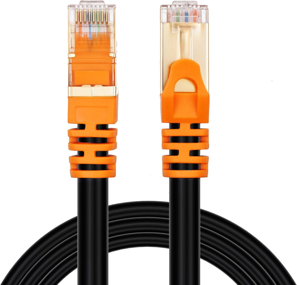 Cat 7 Outdoor Ethernet Cable 200 ft Heavy Duty Double Shielded Waterproof Direct Burial Ethernet Cable D2104