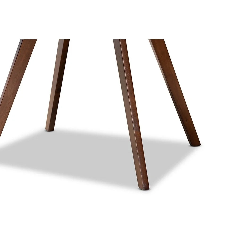 Walnut Brown Round Wood Dining Table B81542