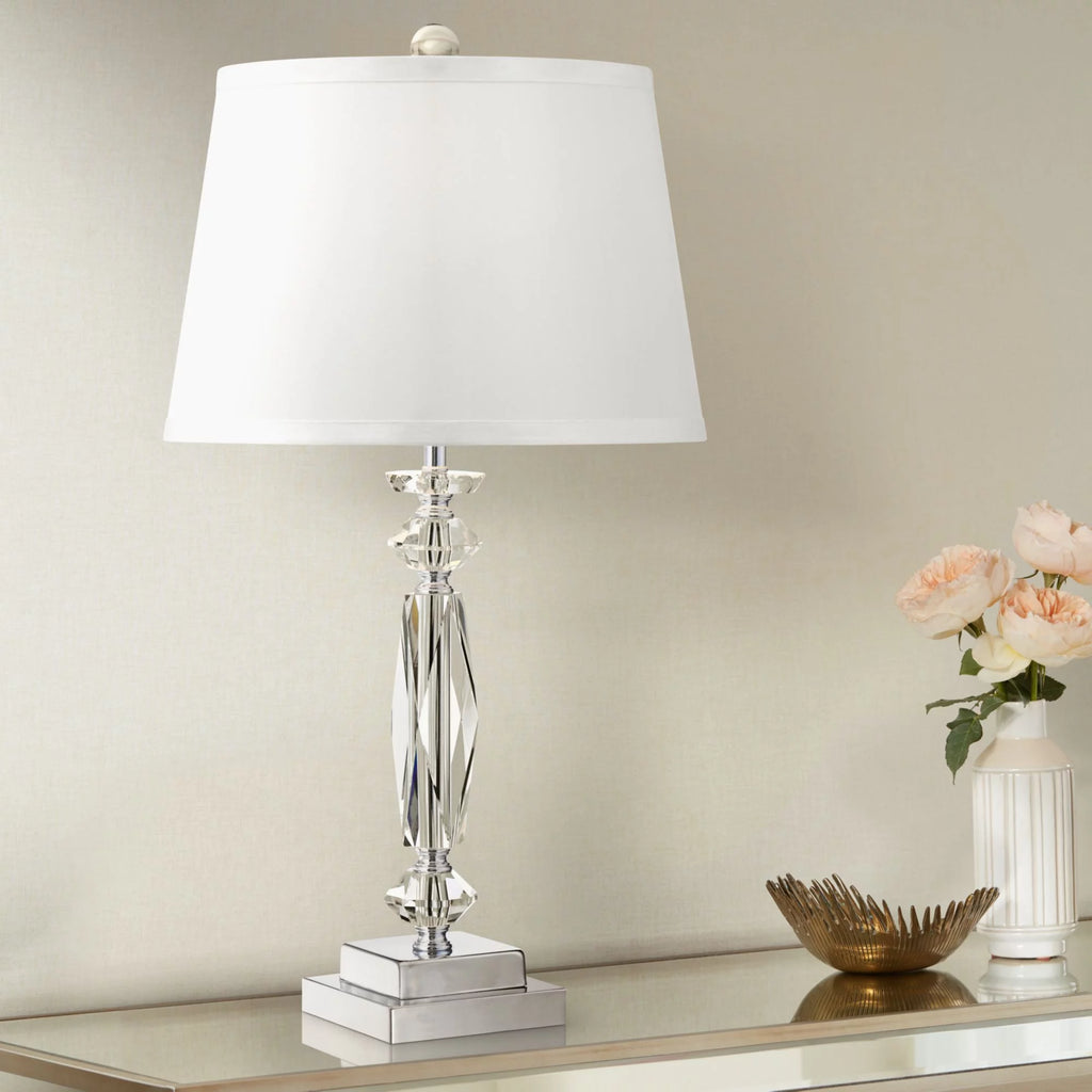 23" High Clear Crystal Accent Table Lamp W52281