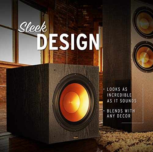 Black Subwoofer Speaker Pair V4685