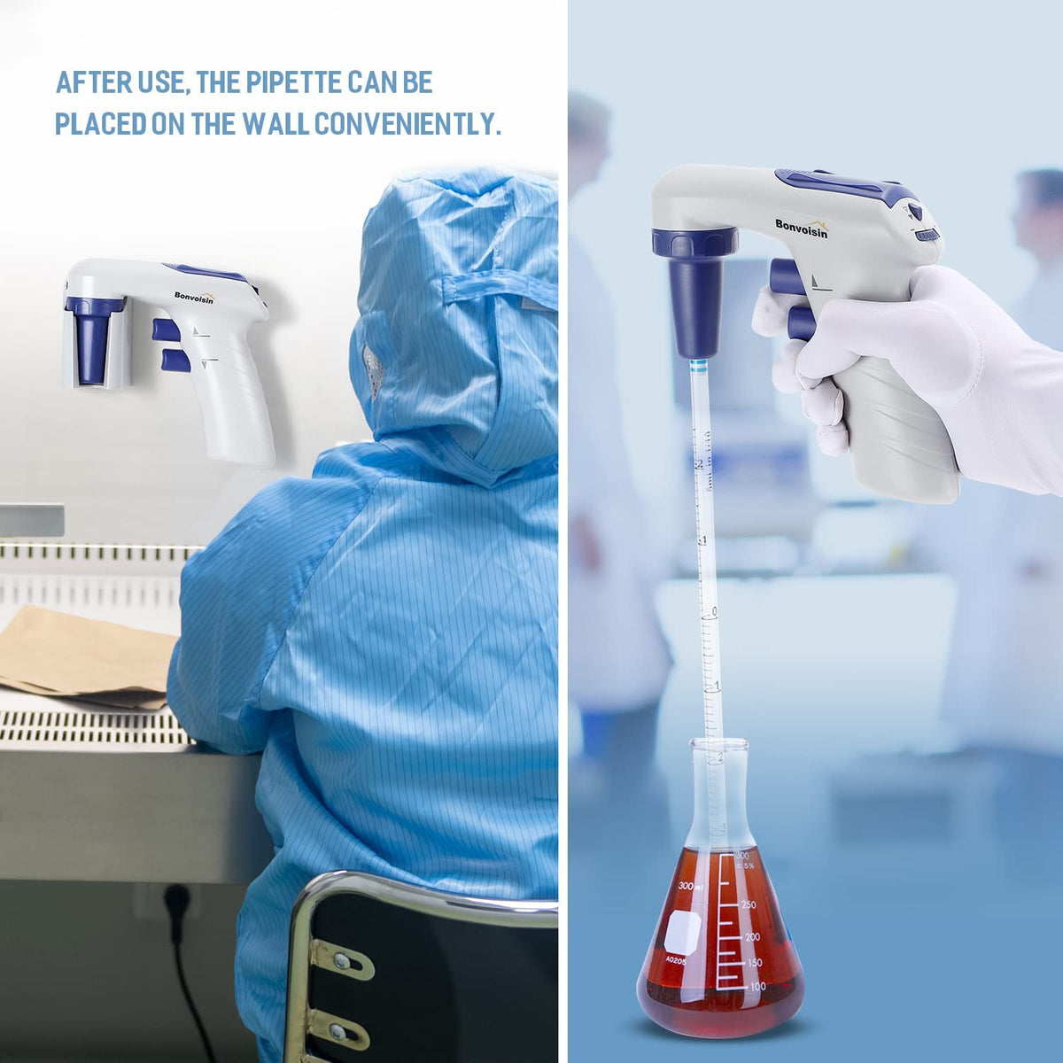 Electric Pipette Controller 0.1-100ml Automatic Motorized Pipette Filler U240