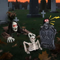 Zombie Groundbreaker with Scary Sound & LED Flashing Eyes Outdoor Decoration K8720