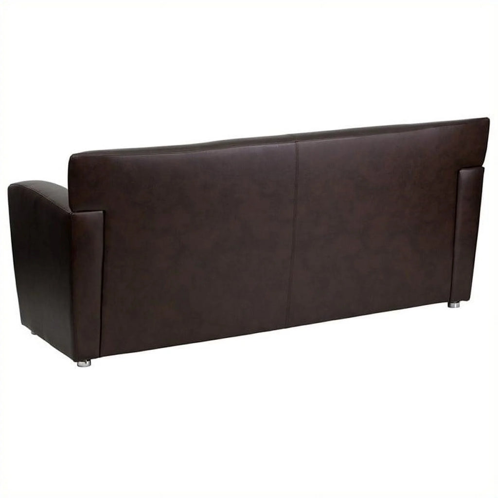 Brown Leather Sofa N313