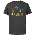 Charcoal Heather Short Sleeve Cotton T-Shirt I2771