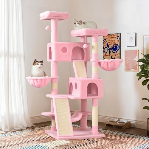 Grey Cat Tree with Sisal Scratching Posts Z736