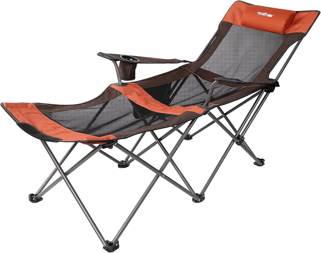 Folding Mesh Camp Chair with Carry Bag J848
